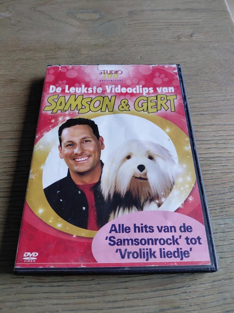 Samson en Gert de leukste videoclips dvd. Studio 100., Alle leeftijden, Ophalen of Verzenden, Gebruikt, Tv fictie