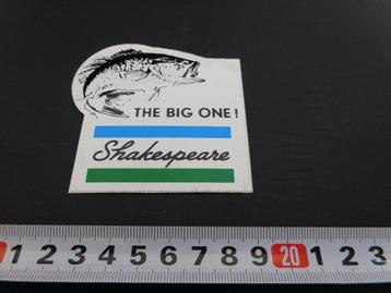 sticker Hengelsport The Big One !  Shakespeare  beschikbaar voor biedingen