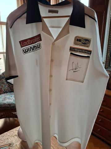 Gesigneerd Matchworn Steve Beaton Dartshirt - Zeldzaam! beschikbaar voor biedingen