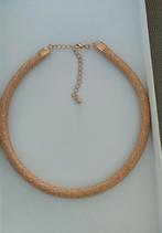 Gouden Choker Ketting, Overige materialen, Verstelbaar, Ophalen of Verzenden, Zo goed als nieuw