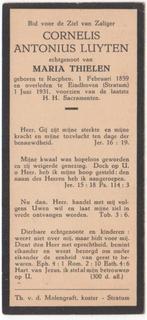Cornelis A. Luyten 1859 Rucphen + 1931 Eindhoven Stratum, Verzenden