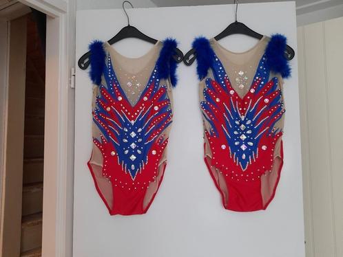 Twirl/Ritmische pakken, Sport en Fitness, Turnen, Zo goed als nieuw, Overige typen, Kindermaat 146 t/m 176, Rood, Ophalen of Verzenden