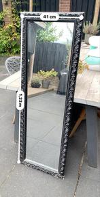 Zwarte Spiegel met Ornamenten - 123x41cm, Ophalen, Minder dan 50 cm, 100 tot 150 cm, Zo goed als nieuw