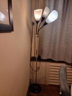 Retro Staande Lamp met Geslepen Glas, Ophalen