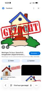 Woonruimte gezocht voor werkende man 62 jr., Huizen en Kamers