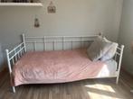 Ledikant met Auping spiraal en nachtkastje, Huis en Inrichting, Slaapkamer | Bedden, Ophalen, 90 cm, Eenpersoons, Wit