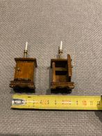 Miniatuur nachtkastjes met kaarsen, Verzenden, Nieuw, Poppenhuis