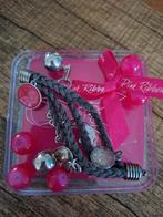 Pink ribbon onderdelen armband, Ophalen of Verzenden, Zo goed als nieuw, Roze, Overige materialen