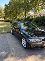 BMW 3-Serie 3.0 330i Touring AUT 2002 Zwart, Auto's, Automaat, Zwart, Stationwagon, Particulier
