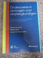 Onderzoekend vermogen voor verpleegkundigen, Ophalen of Verzenden, Beta, Zo goed als nieuw, HBO