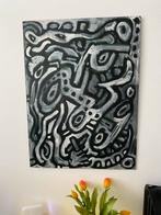 Abstract Schilderij in Zwart-Wit, Ophalen