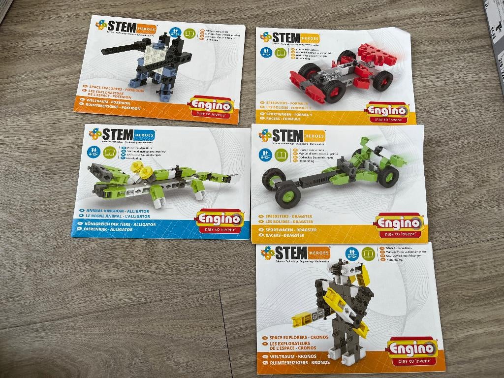 Engino Stem Heroes bouwpakketjes, Ophalen of Verzenden, Zo goed als nieuw