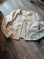 Zara Crème Vest Jasje - Maat XL - Nieuw!, Beige, Maat 46/48 (XL) of groter, Nieuw, Ophalen of Verzenden