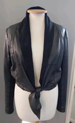 Mission blue leren bolero Maat M, Maat 38/40 (M), Zwart, Mission blue, Ophalen of Verzenden