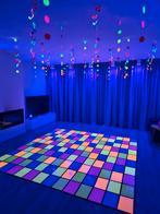 Set te huur: discofeest kinderfeest blacklight party glow, Ophalen of Verzenden, Zo goed als nieuw