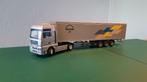 Conrad MAN TGX truck met 3as oplegger zgan ., Hobby en Vrije tijd, Modelauto's | 1:50, Ophalen of Verzenden, Zo goed als nieuw