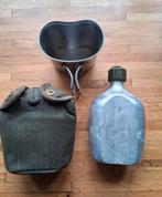 Veldfles Koninklijke landmacht met foedraal en drinkbeker, Ophalen of Verzenden, Landmacht, Nederland, Overige typen