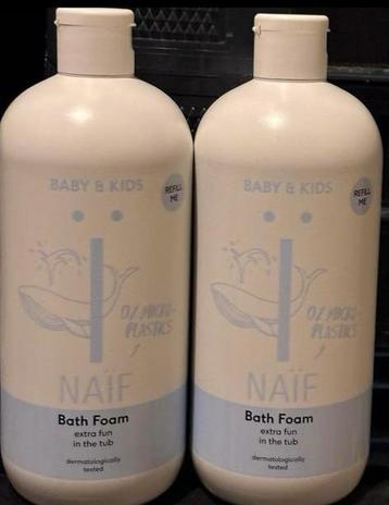 4x Naif baby and kids verzorgende badschuim bath foam 500ml beschikbaar voor biedingen