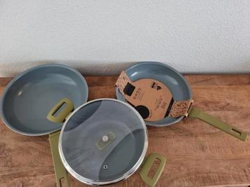 jens living pannenset 3 delig nieuw beschikbaar voor biedingen