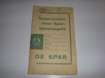 Zegelboekje Spaarzegels Spar kruidenier jaren 50, Ophalen of Verzenden