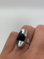 T376 Prachtige zilveren modernist ring (verstelbaar), Sieraden, Tassen en Uiterlijk, Antieke sieraden, Ophalen of Verzenden, Zilver