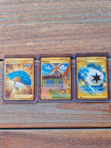 Gold Item / Trainer / Energy Pokemon kaarten NM beschikbaar voor biedingen