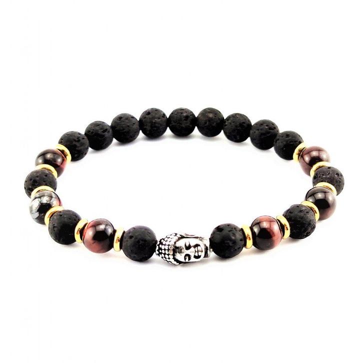 armband, Sieraden, Tassen en Uiterlijk, Armbanden, Nieuw, Overige materialen, Zwart, Met bedels of kralen, Verzenden