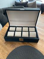 Te koop aangeboden lensers horlogebox, Sieraden, Tassen en Uiterlijk, Beautycases, Ophalen of Verzenden, Zo goed als nieuw, Zwart