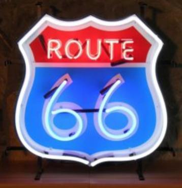 Route 66 neon en veel andere USA mooie decoratie neons  beschikbaar voor biedingen