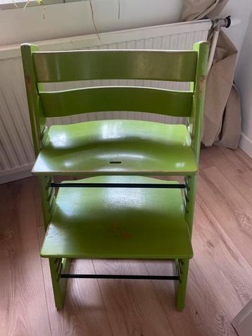 Stokke Tripp Trapp - Groene Meegroeistoel beschikbaar voor biedingen