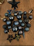 Kerstballen en piek blauw, Diversen, Kerst, Ophalen of Verzenden