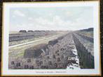 Oude schoolplaat van Klazienaveen met de turfwinning, Ophalen of Verzenden, Geschiedenis
