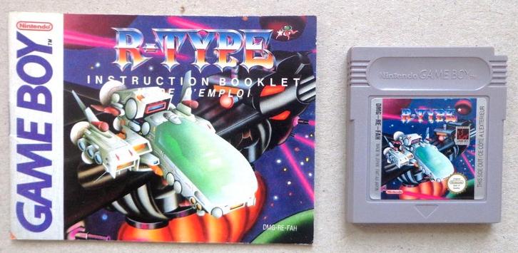 R-Type voor de Nintendo Gameboy + boekje, Spelcomputers en Games, Games | Nintendo Game Boy, Gebruikt, 1 speler, Vanaf 3 jaar