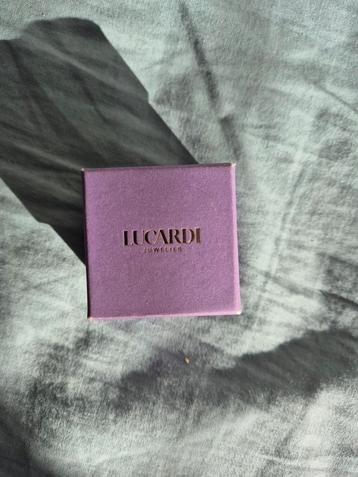 Lucardi stainless steel gouden ring beschikbaar voor biedingen