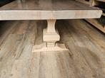 Klooster eiken salontafel salon tafel licht eiken, Ophalen, 100 tot 150 cm, 50 tot 100 cm, Zo goed als nieuw