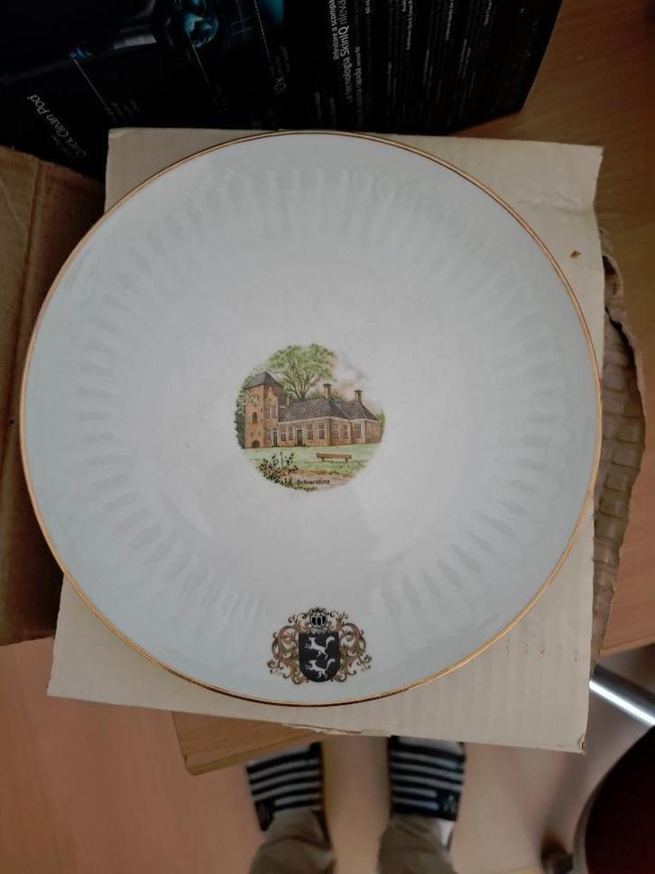 vintage gebaksborden, Huis en Inrichting, Keuken | Servies, Nieuw, Bord(en), Overige stijlen, Porselein, Ophalen