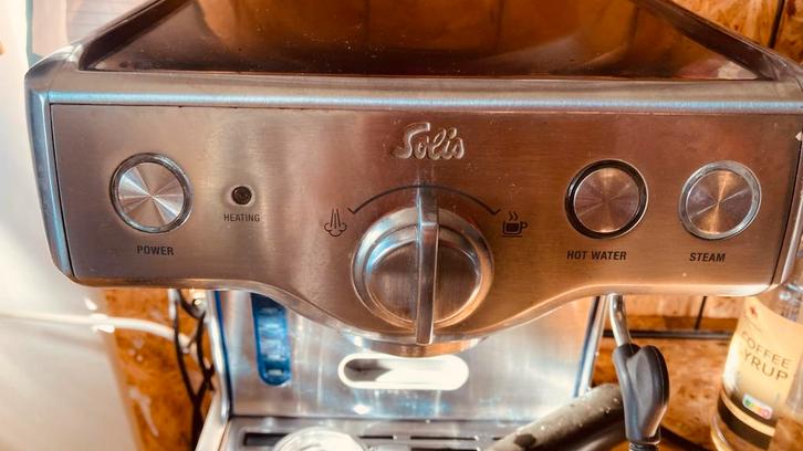 Solis Espresso Apparaat - Gebruikt, Witgoed en Apparatuur, Koffiezetapparaten, Gebruikt, Gemalen koffie, Espresso apparaat, Afneembaar waterreservoir