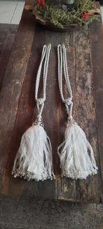 Gordijn embrasse, Ophalen of Verzenden, Zo goed als nieuw, Beige, 200 cm of meer