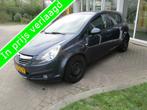 Opel Corsa 1.4-16V '111' Edition LPG LPG-G3! Zo mee! Apk ver, Voorwielaandrijving, Stof, Gebruikt, Zwart