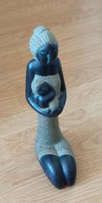 sculptuur Haïti kunst, moeder met baby, volgnr 21, Ophalen of Verzenden