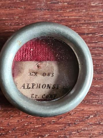 Antieke Relikwie van de Heilige Alphonsus beschikbaar voor biedingen
