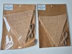 Jute vlaggetjes, Ophalen of Verzenden, Nieuw, Bruin, 120 cm of meer