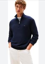 Tommy Hilfiger Trui - Maat M - Donkerblauw - Kasjmier, Tommy Hilfiger, Ophalen of Verzenden, Zo goed als nieuw, Maat 48/50 (M)