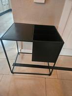 Industriële bijzettafel met vakken - in hoogte verstelbaar, Ophalen, Gebruikt, Metaal of Aluminium, 55 tot 75 cm