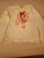 witte longsleeve met meisje mayoral maat 134, Mayoral, Meisje, Ophalen of Verzenden, Zo goed als nieuw