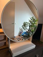 Ronde spiegel met opbergvak., Huis en Inrichting, Woonaccessoires | Spiegels, Minder dan 50 cm, Ophalen of Verzenden, Zo goed als nieuw