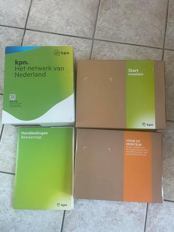 nieuw KPN installatiepakket glasvezel aansluiting beschikbaar voor biedingen