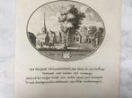 Zuid-Holland. ‘t Dorp Cillaarshoek. Van Ollefen, 1793, mooi!, Antiek en Kunst, Kunst | Etsen en Gravures, Ophalen of Verzenden