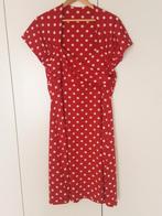 King Louie jurk travelstof - maat xl - polkadot rood, Maat 46/48 (XL) of groter, Ophalen of Verzenden, Zo goed als nieuw, Knielengte