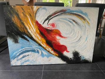 Schilderij abstract hogeschool voor de kunsten  beschikbaar voor biedingen